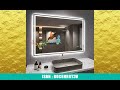 Dripex Badspiegel mit Beleuchtung Led Spiegel mit Bluetooth-Lautsprecher und Steckdose, Dimmbar,