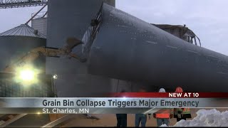 St. Charles Grain Bin Collapse Triggers Major Emergency Response
