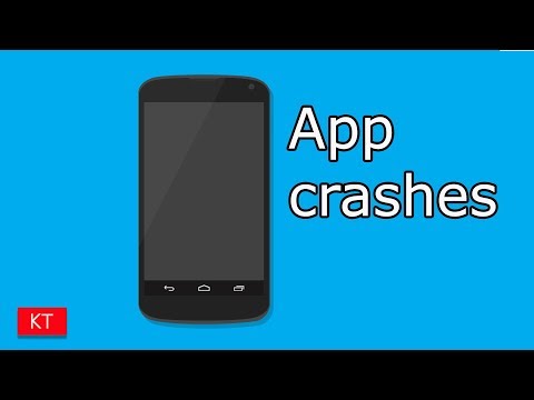 Apps keeps crashing in android