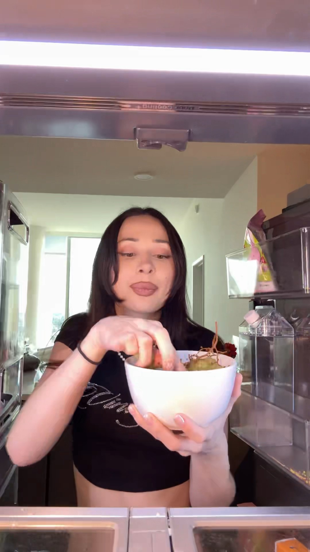 Every time I eat grapes ?? #tiktok #elsarca