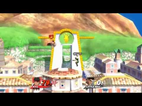 Super Smash Bros Wii U Ryu (Kentucky Dragon) vs. Little Mac