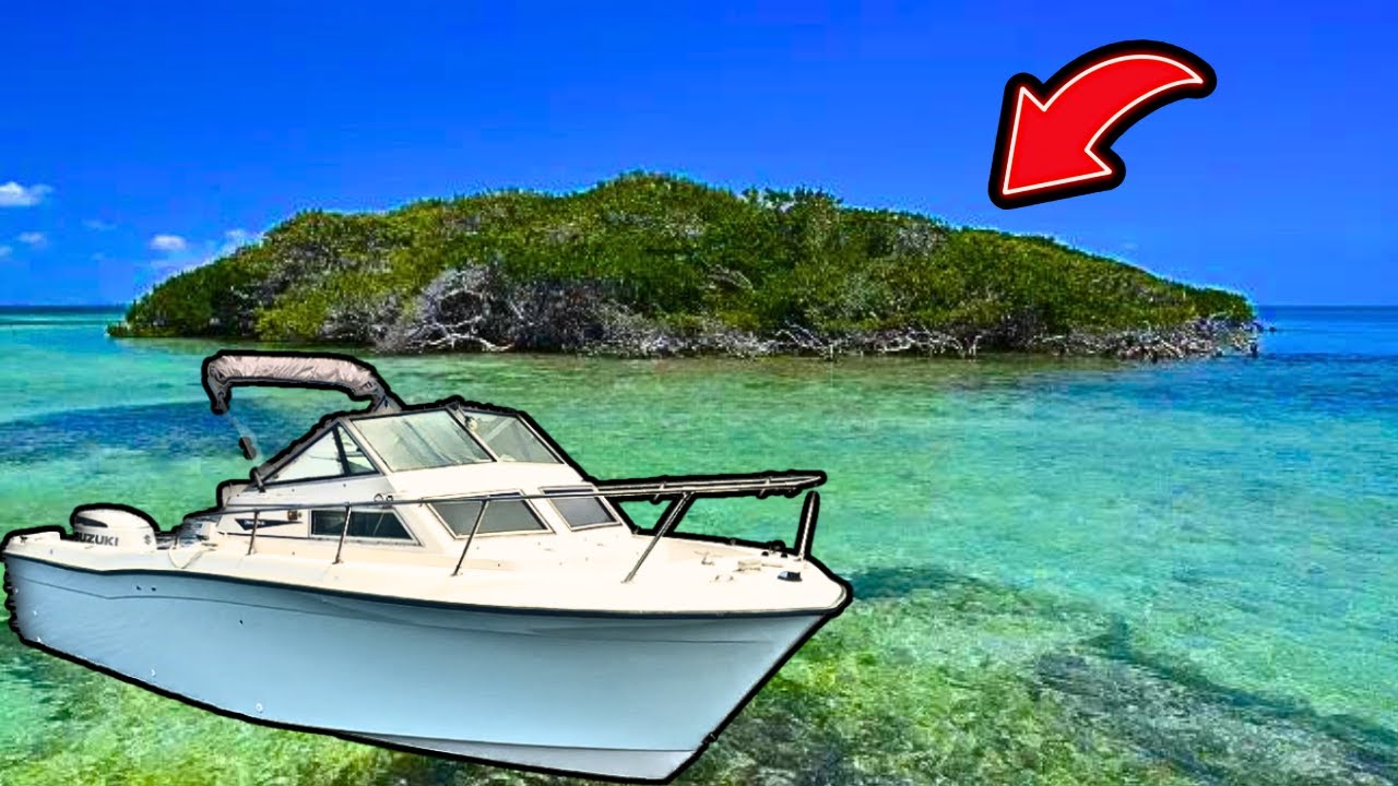 Ночной кемпинг на лодке | Уединённый остров в Майами