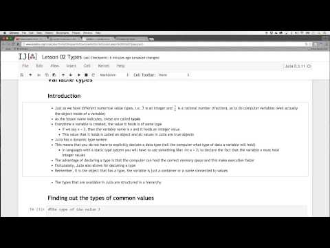 Lesson 02_01 Introducing the concept of types