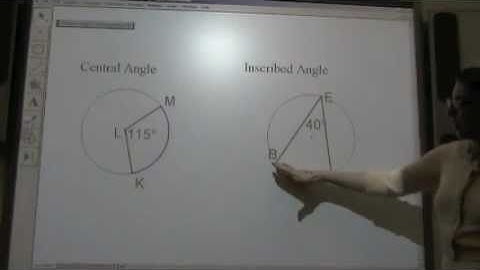 Central & Inscribed Angles