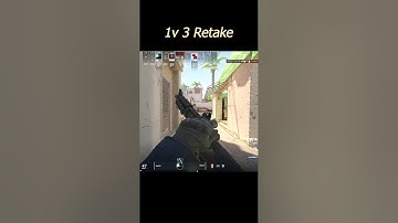 1v3 Retake In Mirage #csgo #cs2 #viralvideo #shortvideo #gaming