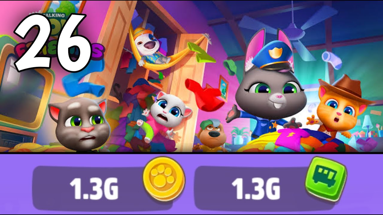 My Talking Tom Friends Unlimited Money Episode 26 GAMEPLAY 4U