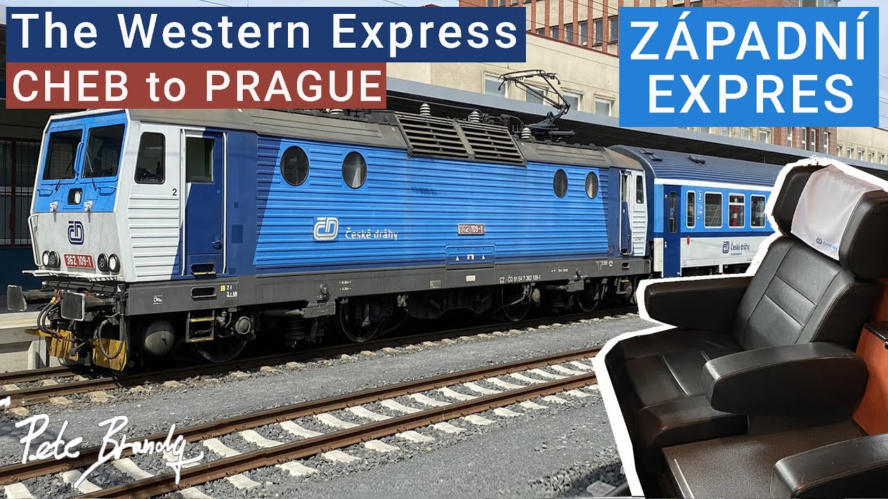 TRIP REPORT | Zapadni expres (Western Express train) | Cheb to Prague | ČD | 1st class