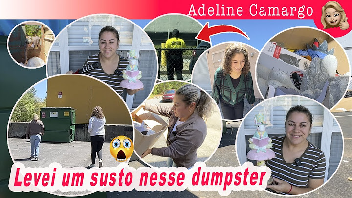 Levei um susto nesse dumpster mais valeu a pena