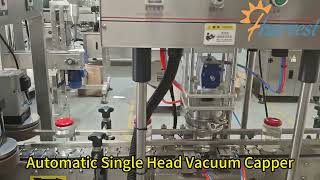 Famous Canned Fruit Automatic Vacuum Capper, Almond Paste Bottle Twist Off Cap Vacuum Capping Machine Wealth