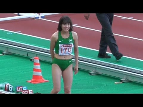 女子三段跳び決勝（2本目）日本選手権陸上2020　Japan National Championships2020