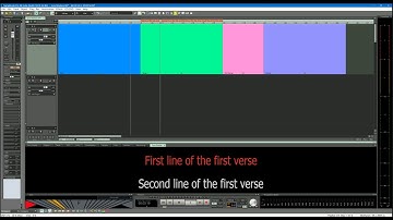 Samplitude Pro X6: Lyric Markers