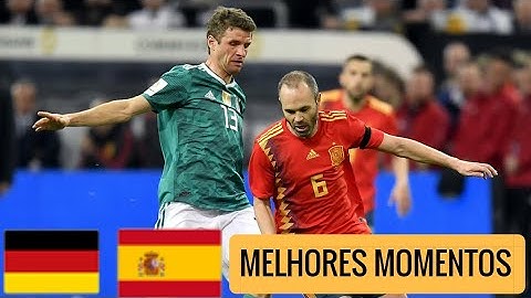 ALEMANHA 1 x 1 ESPANHA - Melhores Momentos & Gols (COMPLETO) - 23/03/2018