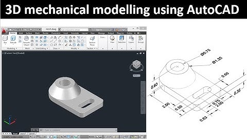 3D Modelling with AutoCAD: Model 2