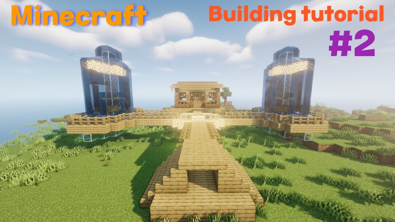 Minecraft：How to build a beautiful fountain house （tutorial）#2 我的世界：如何 ...
