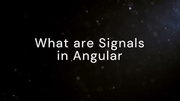 What are Signals in angular | Angular interview question you should know | #angularinterview