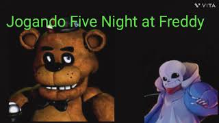 Jogando Fnaf 1 Night 1