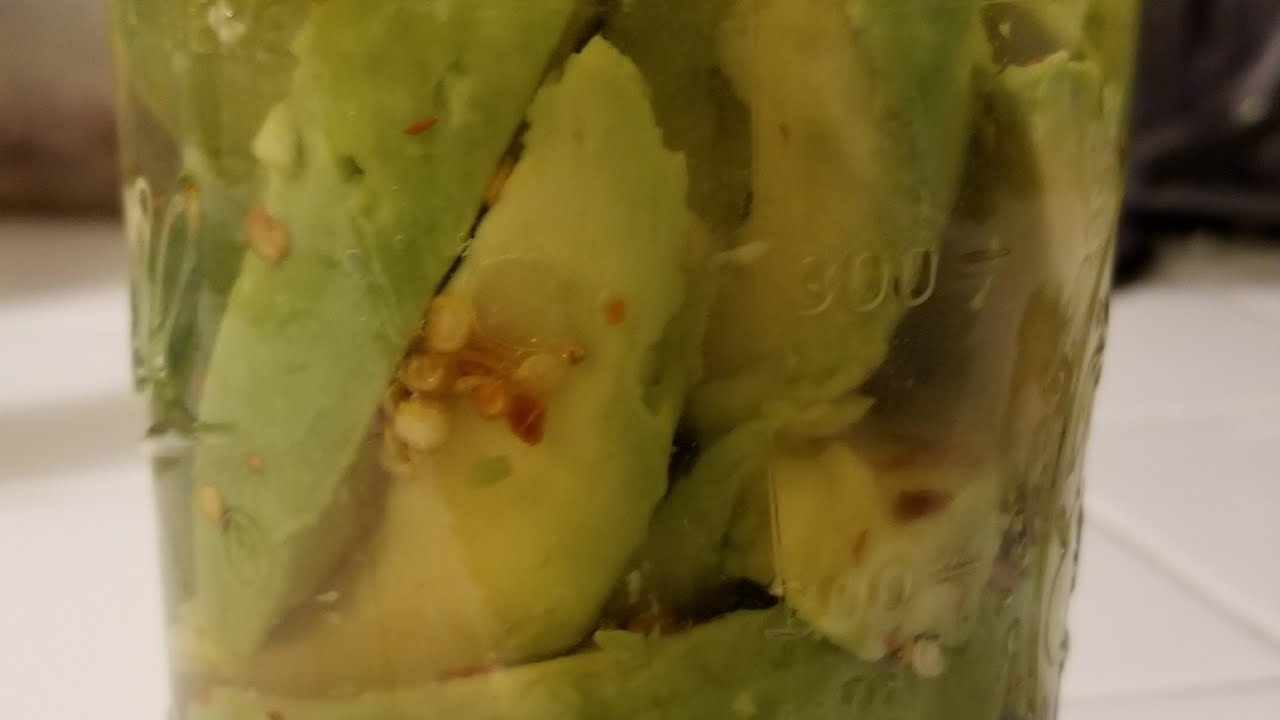 Keto Friendly Avocado Pickles YouTube