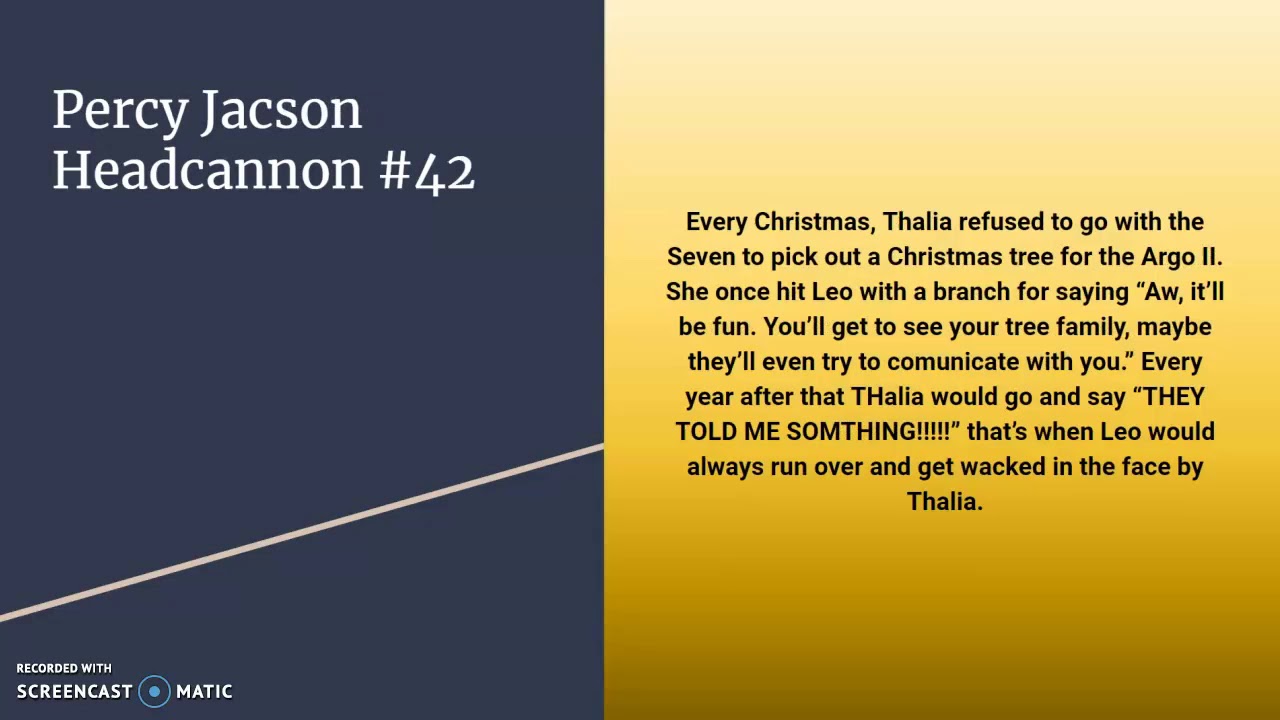 Heroes Of Olympus Headcanons!!
