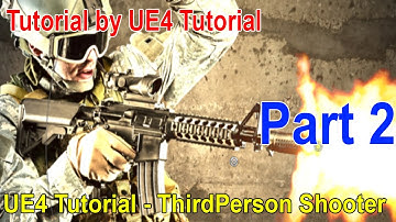 UE4 Tutorial - ThirdPerson Shooter Part 2 - Sprinting and Animation Notifies