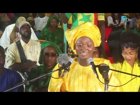 Anta Babacar Ngom candidate à la présidentielle de 2024 en tourée à Diourbel
