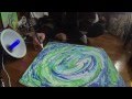 Pyro - Time lapse painting &quot;Aqua Phoenix&quot; ( New Jersey )