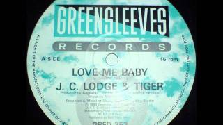 Video thumbnail of "JC Lodge featuring Tiger - Love Me Baby [1989]"