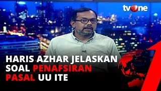 Soal Jokowi Minta Revisi "Pasal Karet" UU ITE, Haris Azhar: Momentum Keinsafan Penguasa | tvOne