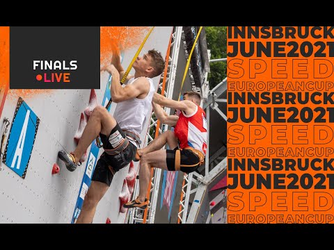 IFSC European Speed Cup Innsbruck 2021 || Men's and women's finals