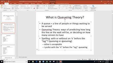 math419 m070a queueing introduction