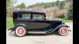 1932 Ford Model B 2 Door Sedan Walk-around Video
