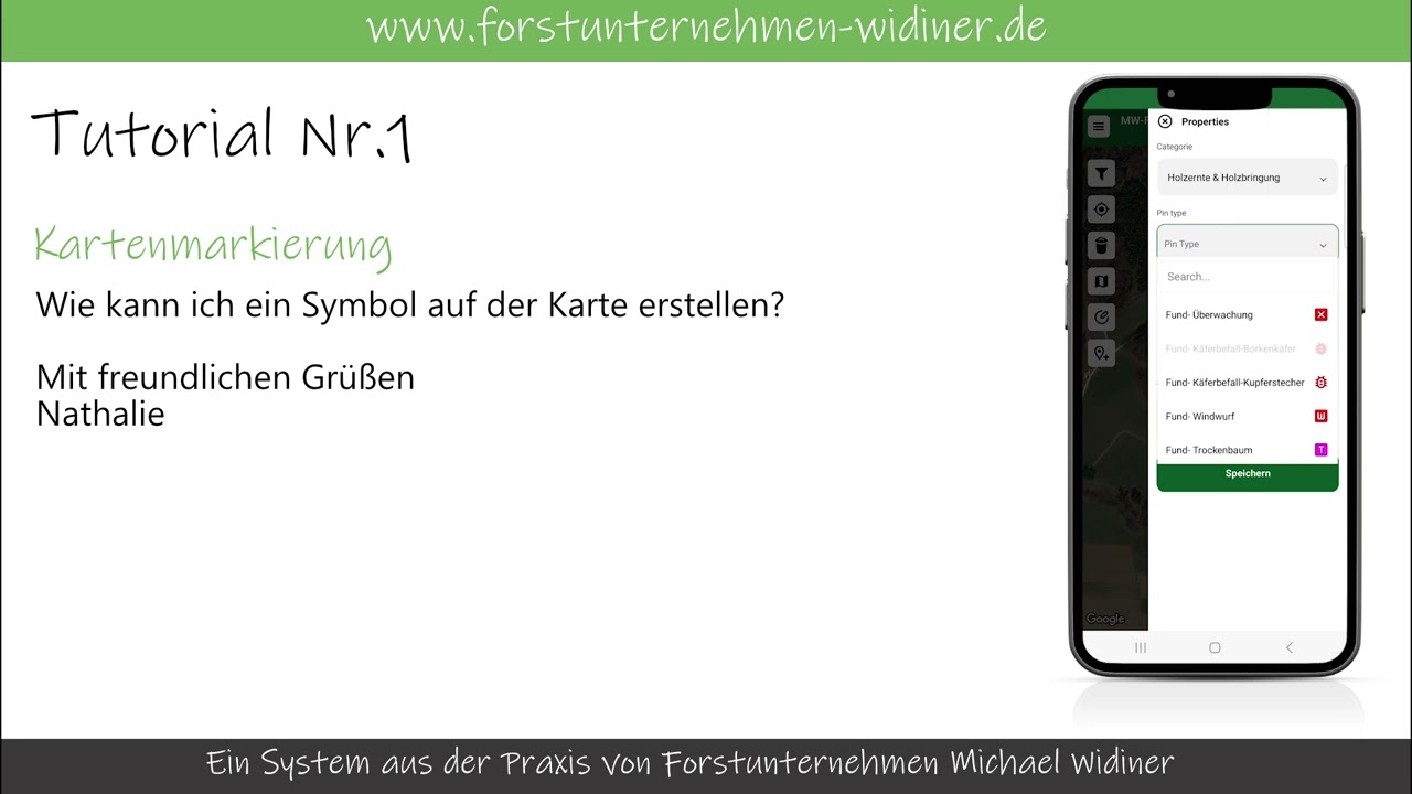 MW-Forst App in der Praxis – Video starten