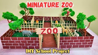 Zoo model for school project | Miniature zoo model | Science exhibition model | DIY zoo model screenshot 5