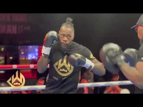 Deontay Wilder shows off explosive Power, Speed, and Agility in Saudi Arabia ￼for a media workout.