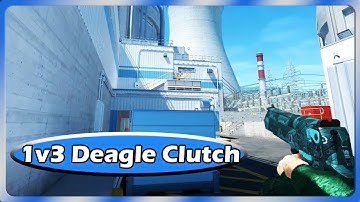 Deagle 1v3 on Nuke | Aim training results #cs2 #counterstrike2 #deagle #clip #clutch