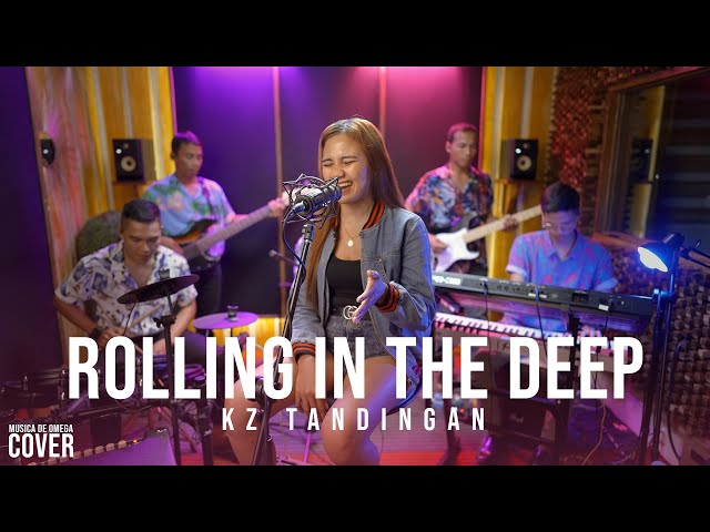 Rolling In The Deep - KZ Tandingan | RJ Meorom Cover with Lyrics (Live Performance) class=