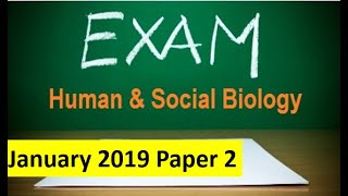 CSEC Human and Social Biology January 2019 Paper 2