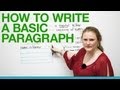 How to write a basic paragraph