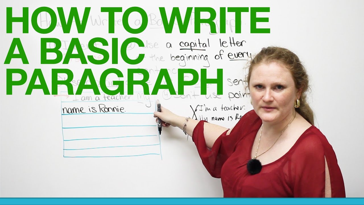 Paragraph writing