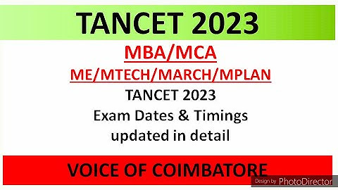 TANCET 2023 |MBA MCA ME MTECH MARCH MPLAN EXAM DATE & TIME  REGISTRATION| IMPORTANT UPDATE