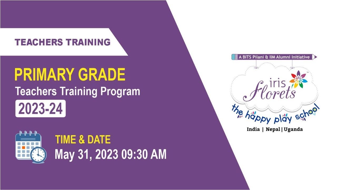 " LIVE PRIMARY GRADE Teachers Training Program 2023-24" - YouTube