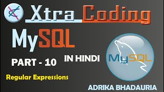 Regular expressions in MySQL  Part - 10 || Learn MySQL Database in Hindi