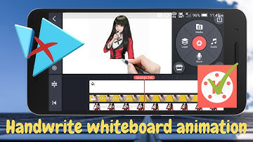 🔥How to make handwritten whiteboard animation with Kinemaster without videoscribe|| #ANIME animation