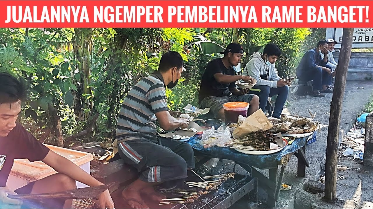  SATE  BABI PINGGIR  JALAN  LEGENDARIS DI TABANAN YouTube