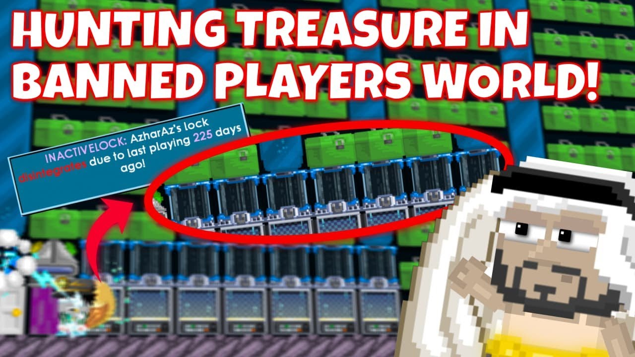 Поиск секретных миров заблокированных игроков!