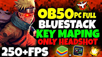FREE FIRE BEST KEY MAPPING FOR PC 2025 |FREE FIRE PC CUSTOM HUD 2025 | BlueStacks 5 | MSI 5