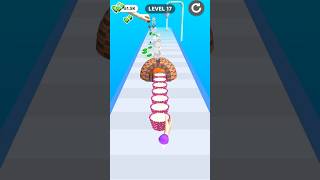 Cup Cake Stack Making Cakes level - 17 #shorts #ytshort #shortvideo #games