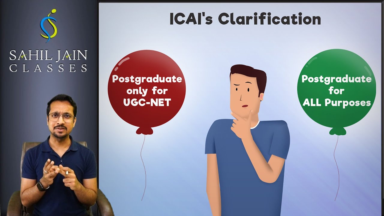 ICAI's Update on Postgraduate Status of CAs - YouTube
