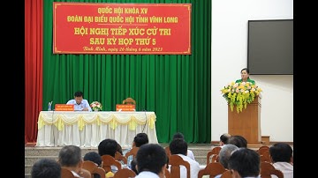 Đại biểu Quốc hội tiếp xúc cử tri sau kỳ họp