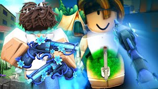 BEATING CAMPERS IN MM2 *NEW* EASTER SET