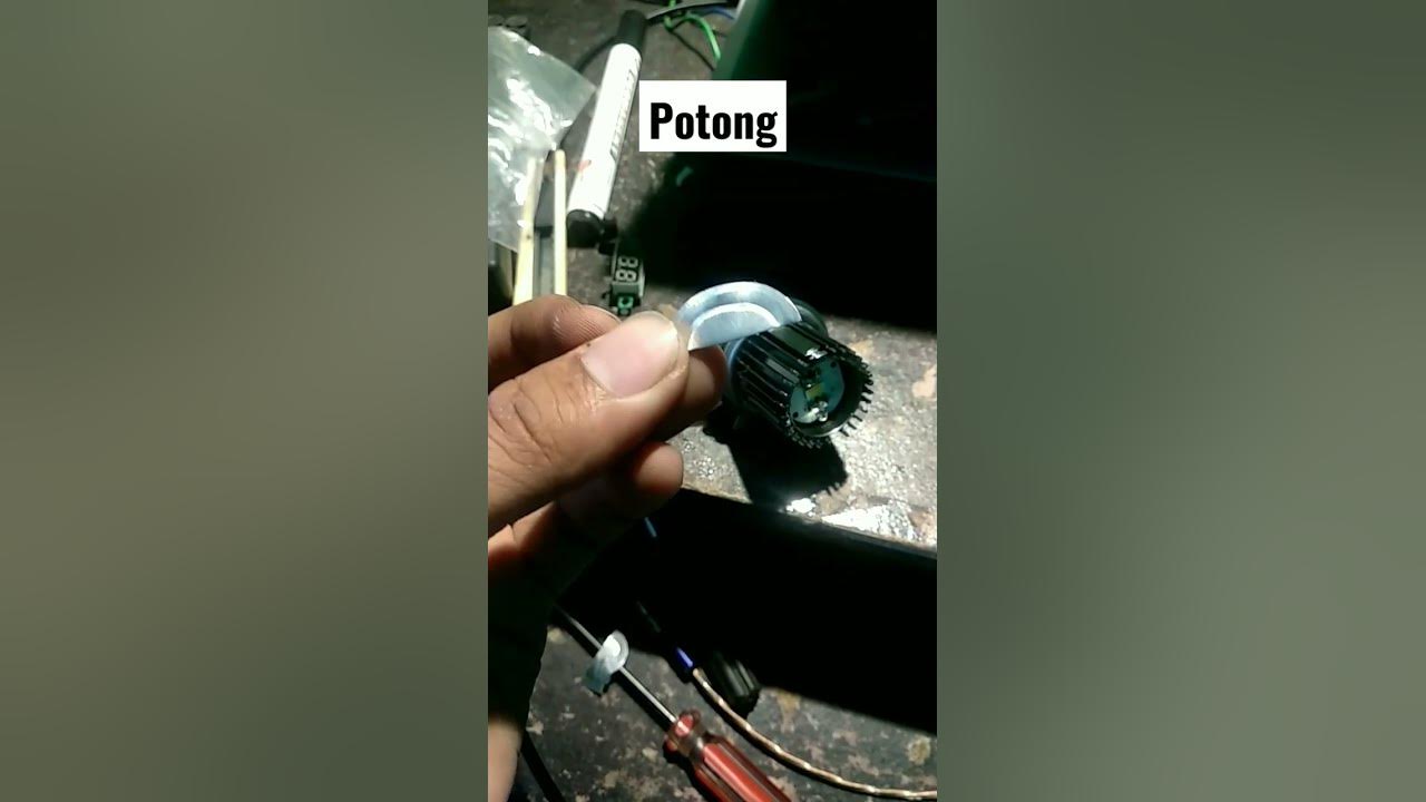 yang pake LED D2 laser harus coba nih | pasang anti silau tanpa lem